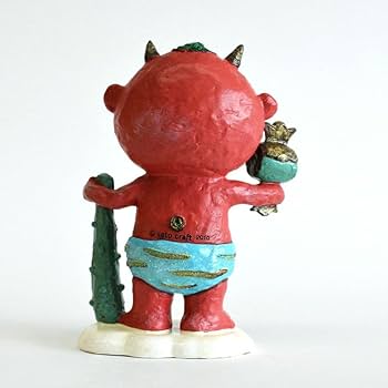 Amazon.co.jp: 織部 風水鬼っ子 大 幸福丸 プレゼント ギフト